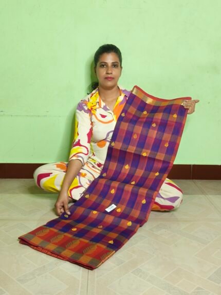 Checked cotton